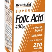 Super Folic Acid 400ug  270's