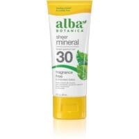 Sheer Mineral SPF30 Fragrance Free Sunscreen Lotion 89ml